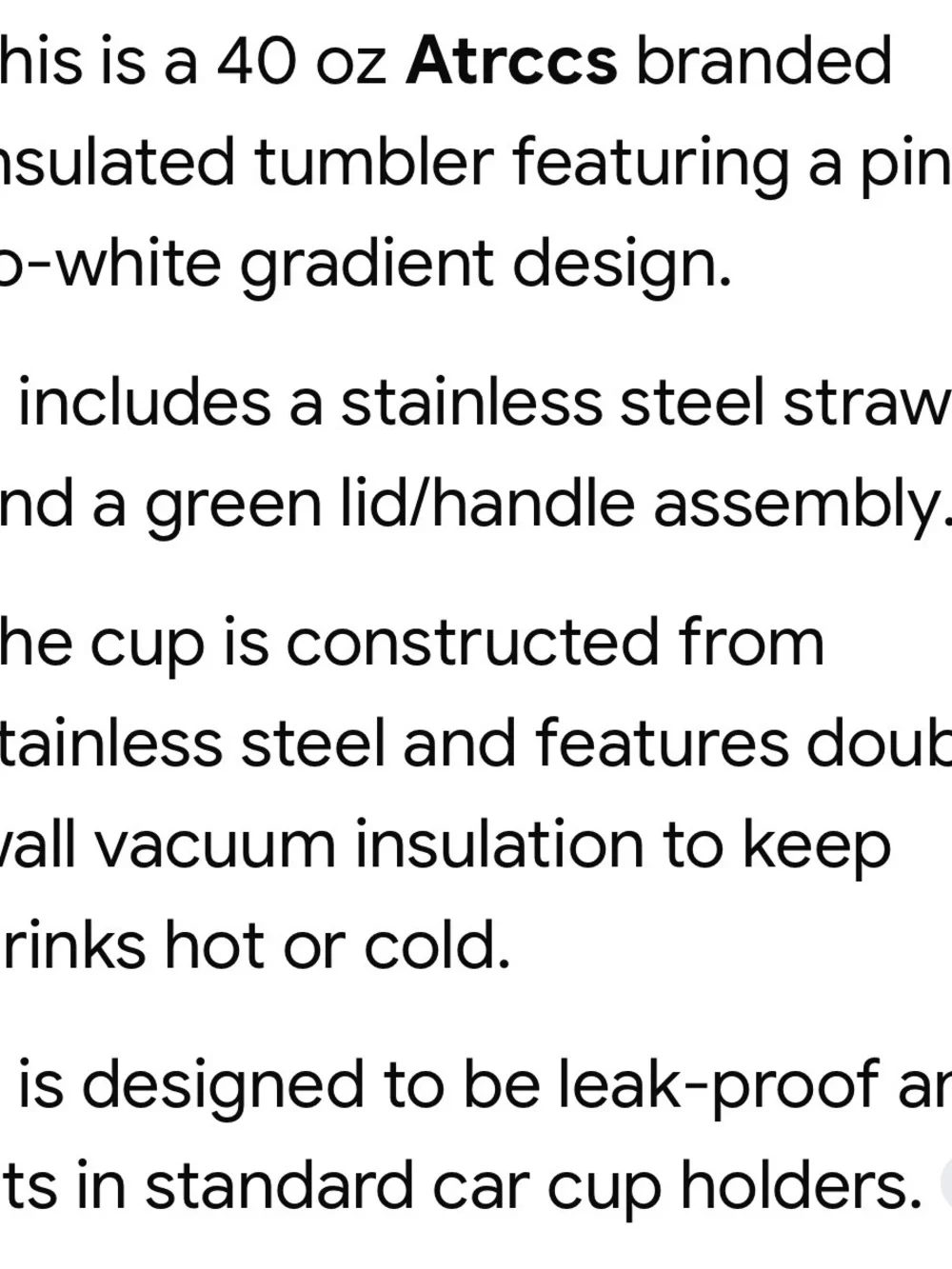 N/A stainless steel